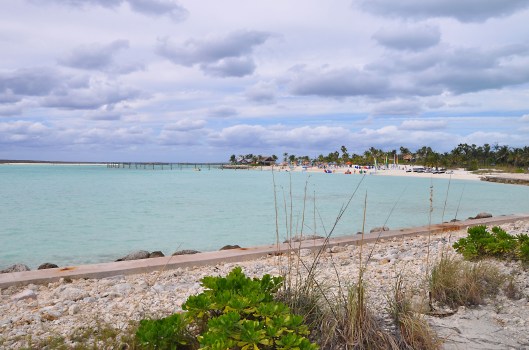 The blue waters of Castaway Cay